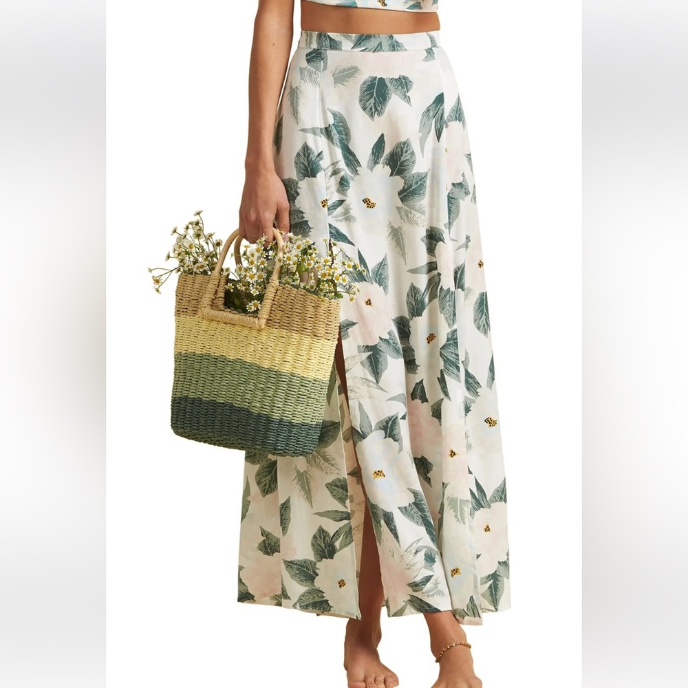 Billabong x Salty Blonde Peachy Keen Maxi in Multi Skirt